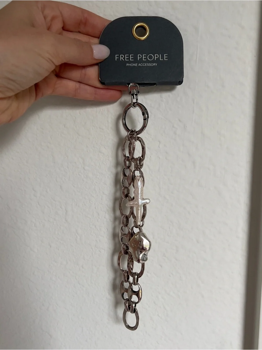 Free People Charmed Phone Wristlet Phone Charms
